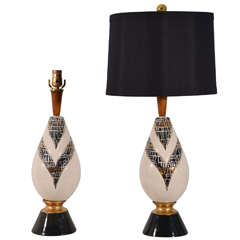 Mid-Century, 1950s Pair of Table Lamps