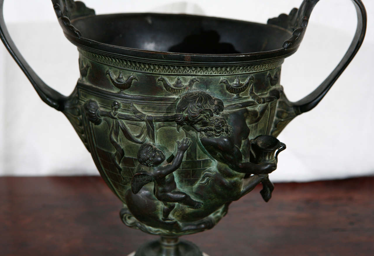 British Bronze Cache Pot For Sale