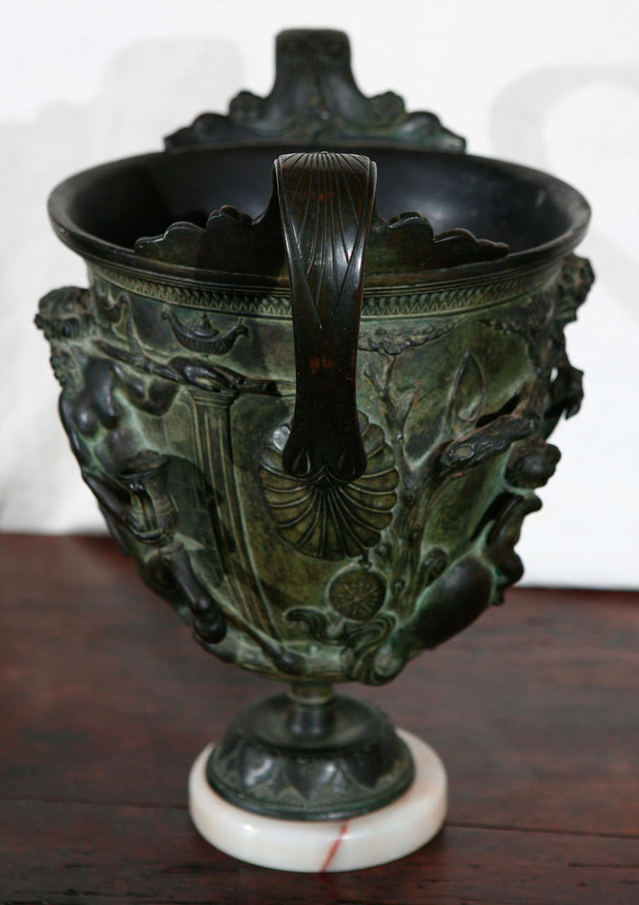 20th Century Bronze Cache Pot For Sale