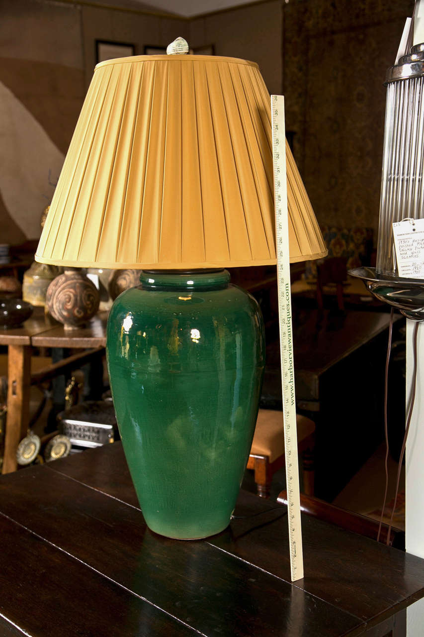 Clay Pacific Pottery Lamp