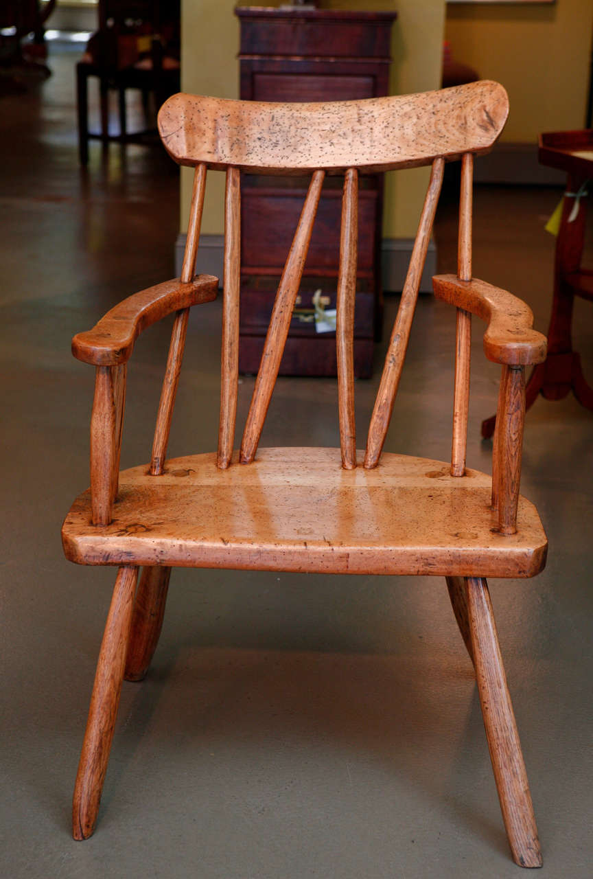 This Irish Hearthside chair is a  quirky version of a 