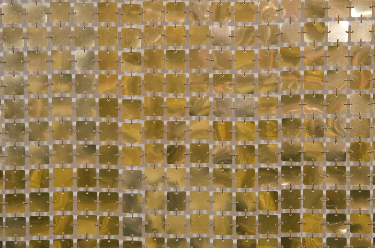 Mid-Century Modern Gold Paco Rabanne Space Curtain