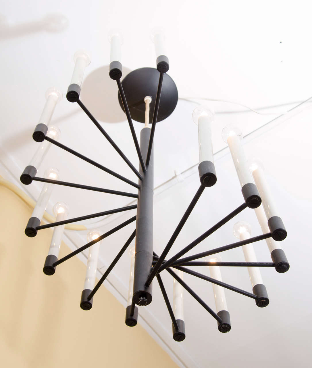 20th Century Spiral Chandelier by Lightolier For Sale