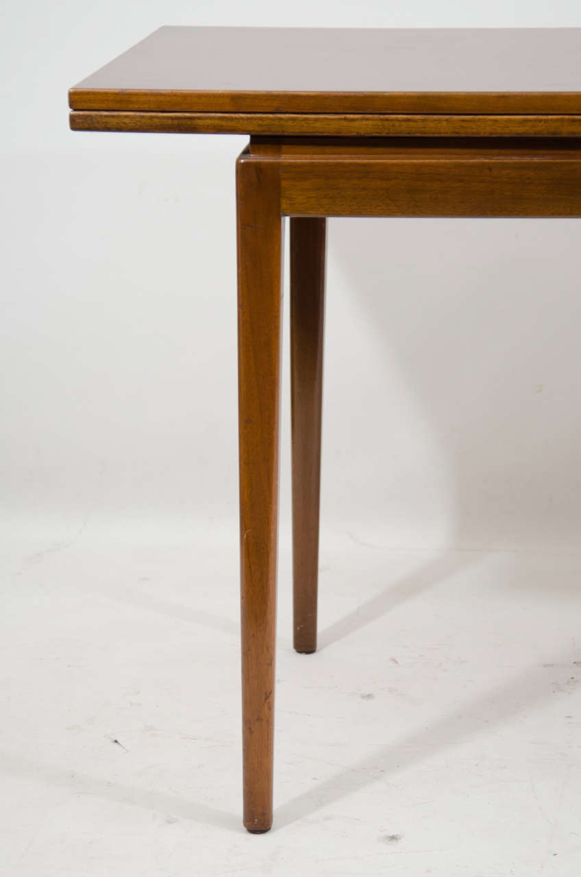 Mid-Century Modern Jens Risom Convertible Dining Console Table