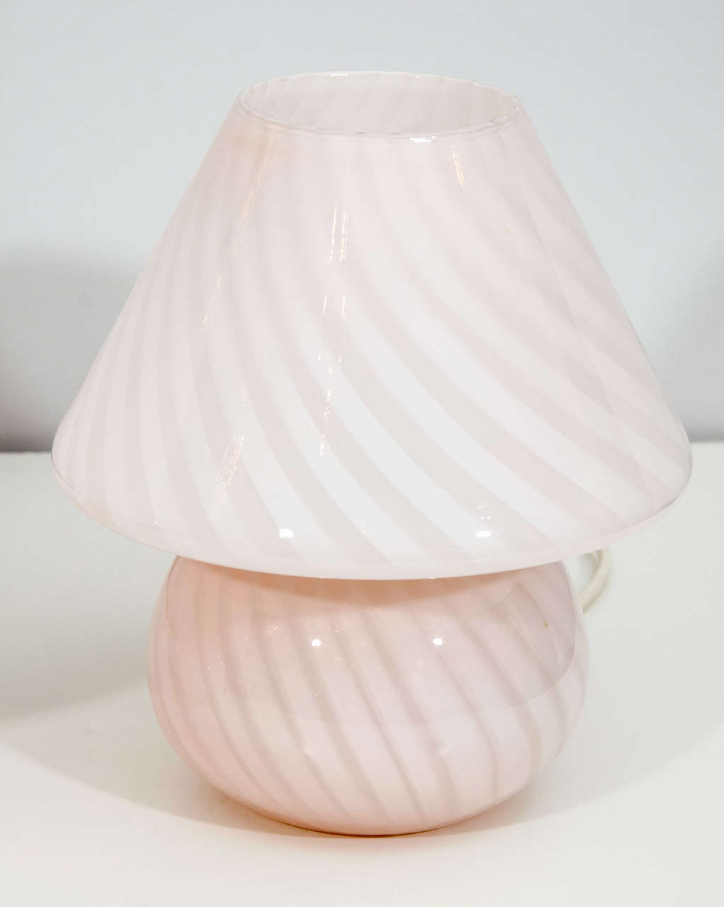 Hollywood Regency Pair of Charming Murano Lamps