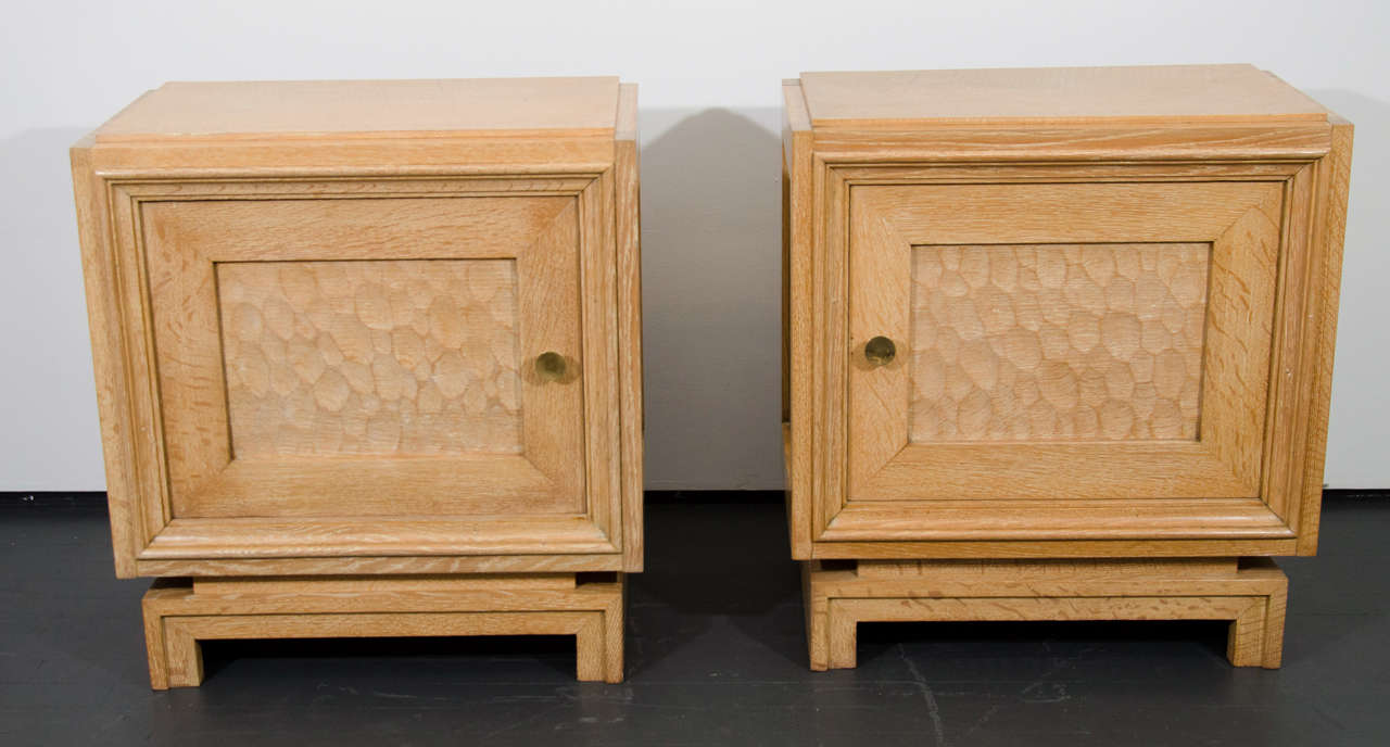Twin Bedside Tables, circa 1940 For Sale at 1stdibs