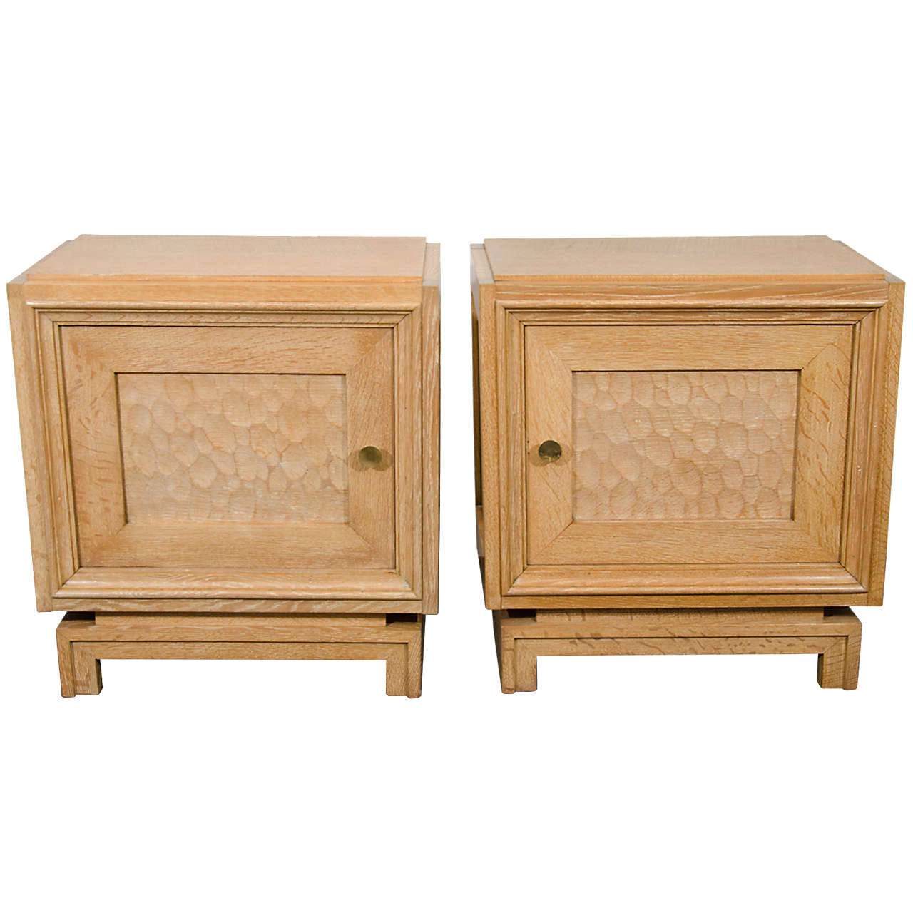 Twin Bedside Tables, circa 1940 For Sale at 1stdibs