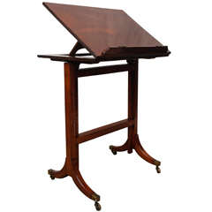 Antique Adjustable Reading Table / Lecturn