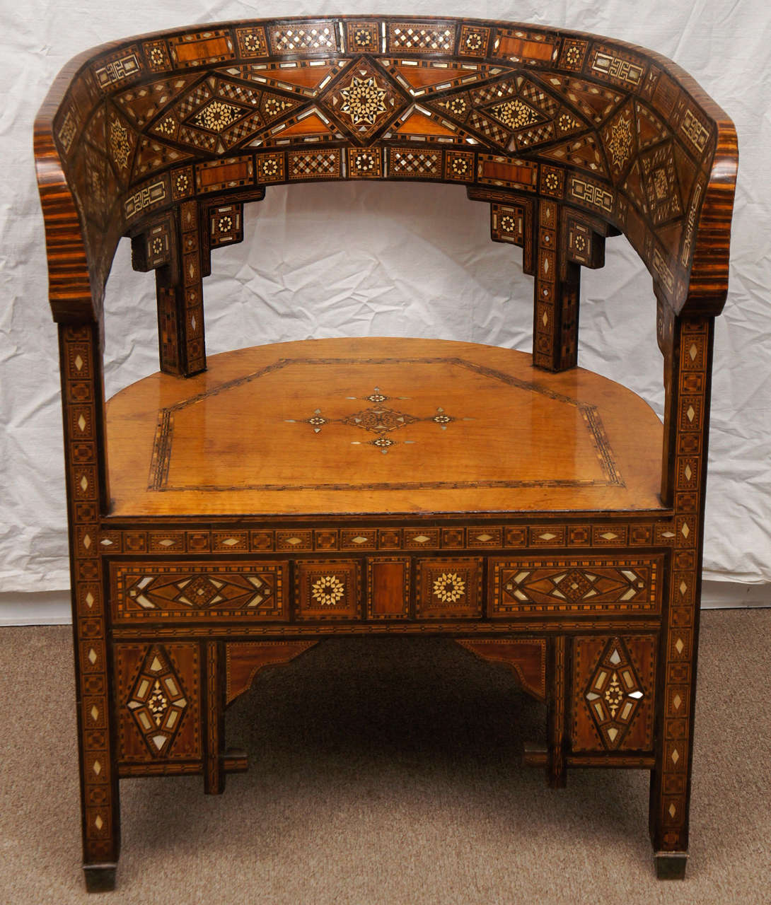 19th c. Syrian armchair