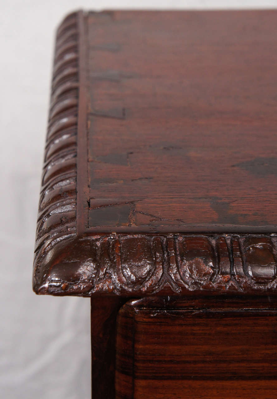 19th Century Anglo-Indian Rosewood Campaign Chest For Sale