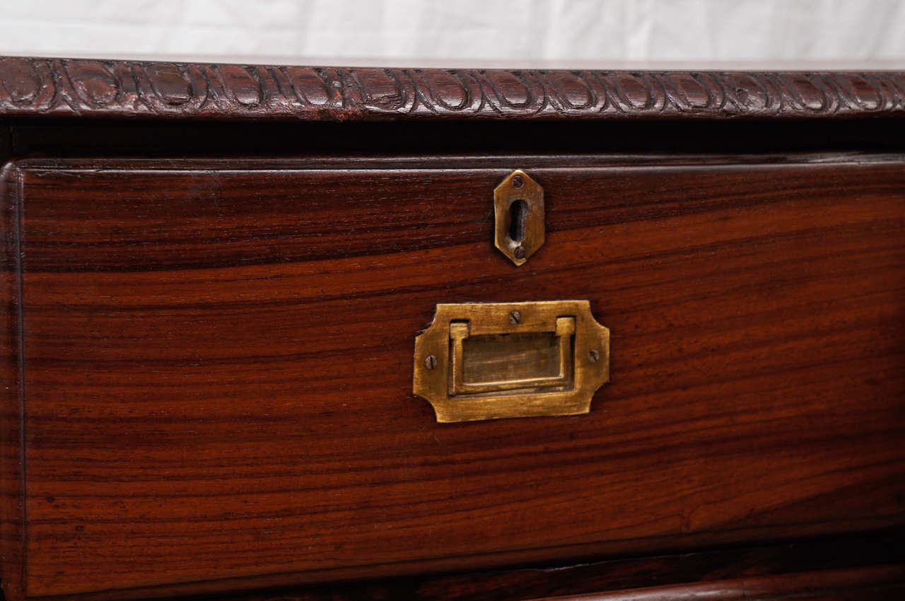 Anglo-Indian Rosewood Campaign Chest For Sale 2