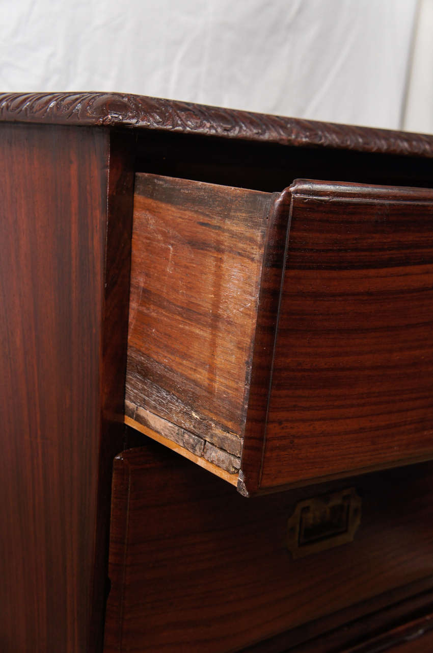 Anglo-Indian Rosewood Campaign Chest For Sale 3