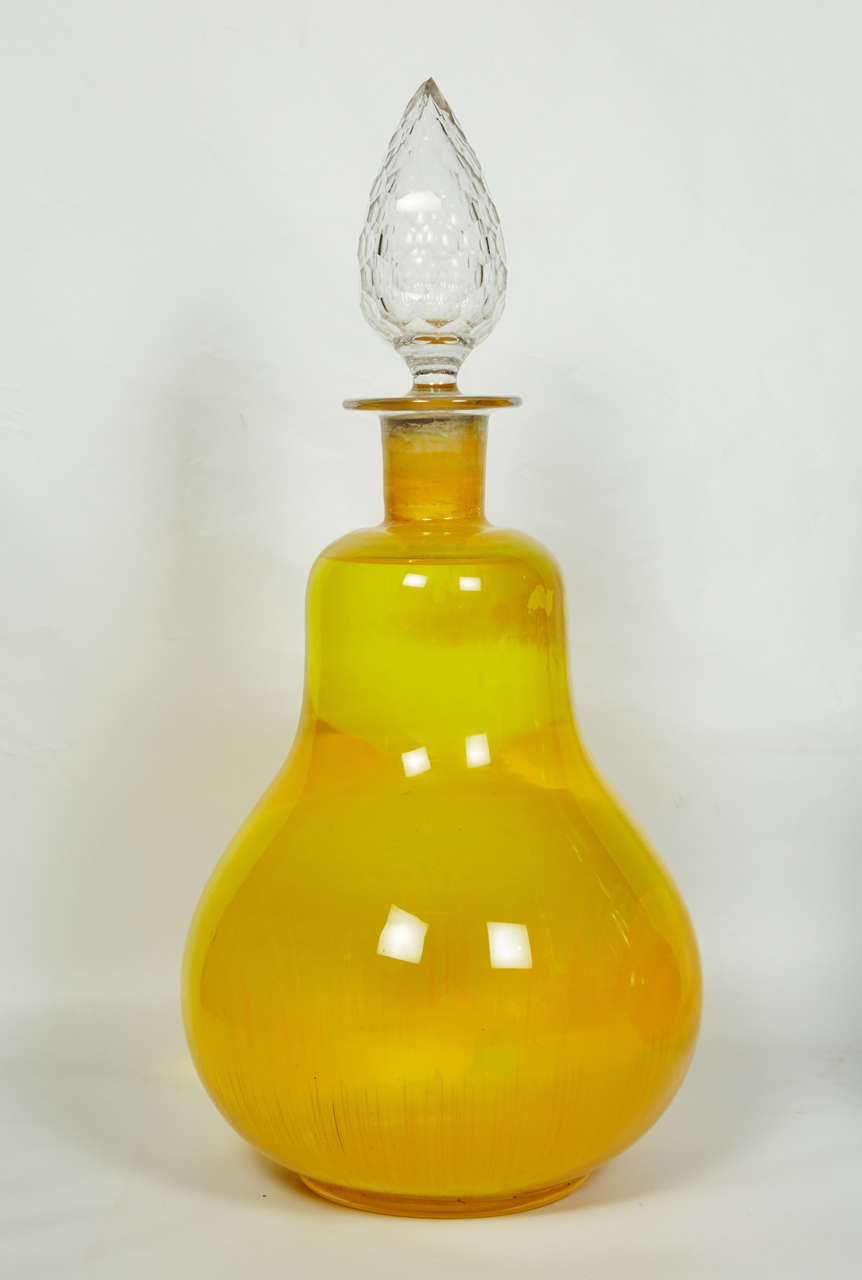 1960's Two Pot of Pharmacy in Glass