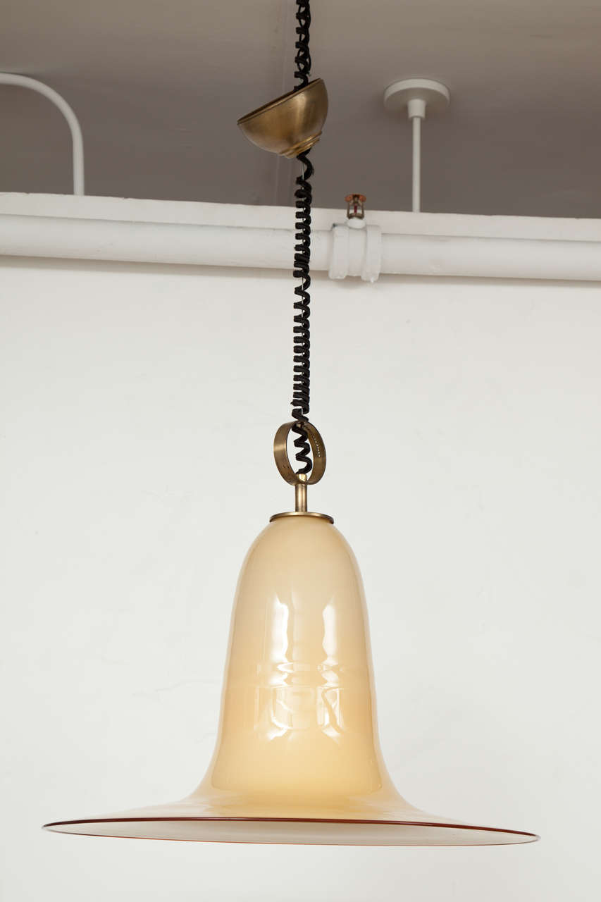 Seguso Large Size Pendant In Excellent Condition In New Jersey City, NJ