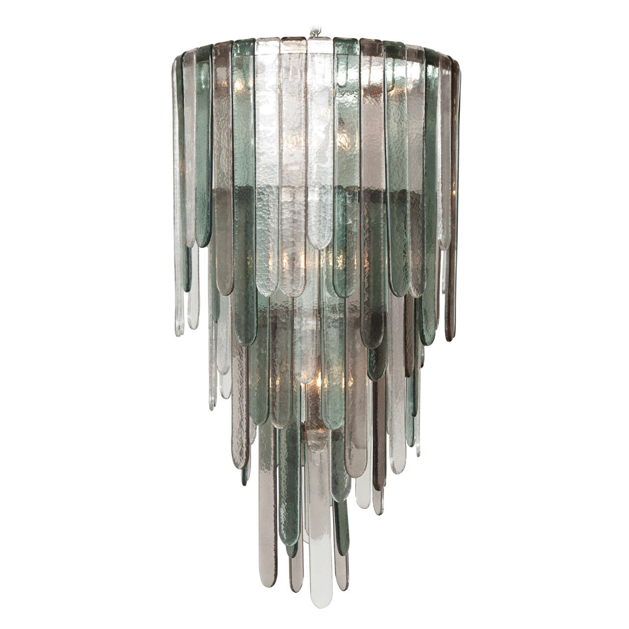 Large Murano Chandelier by Mazzega