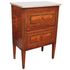 Petit Italian 19thc. Inlaid Commode 5