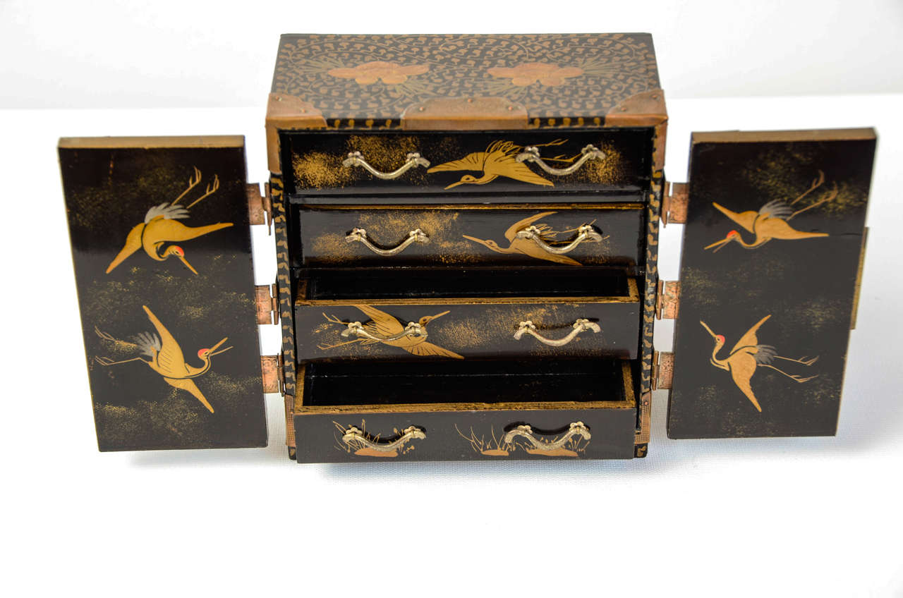 19th Century Japanese Lacquer Cabinet 7