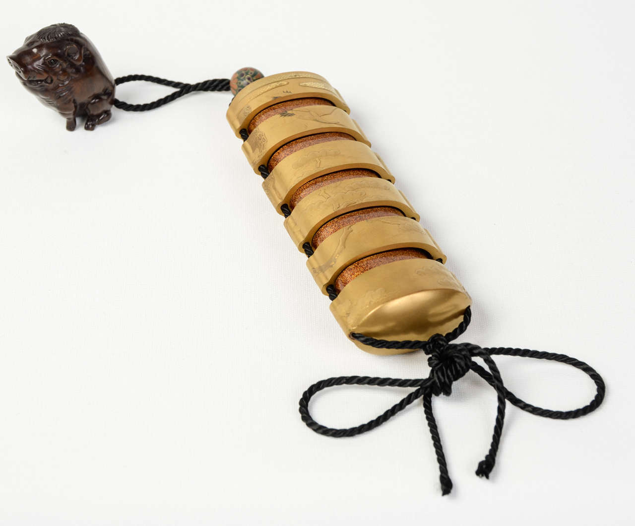 19th Century Japanese Gold Lacquered Inro