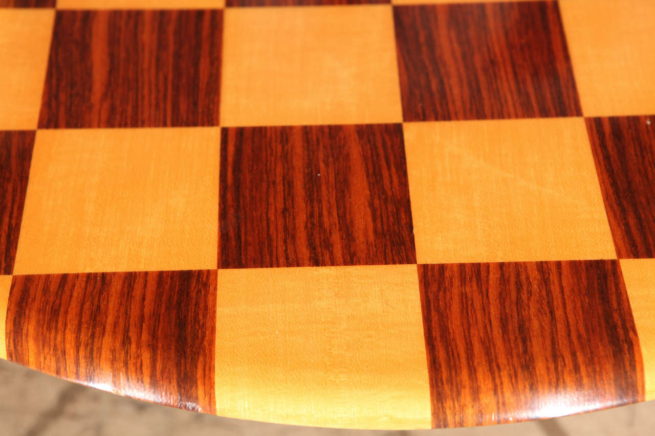 Mid Century Italian Checkered Coffee Table 2