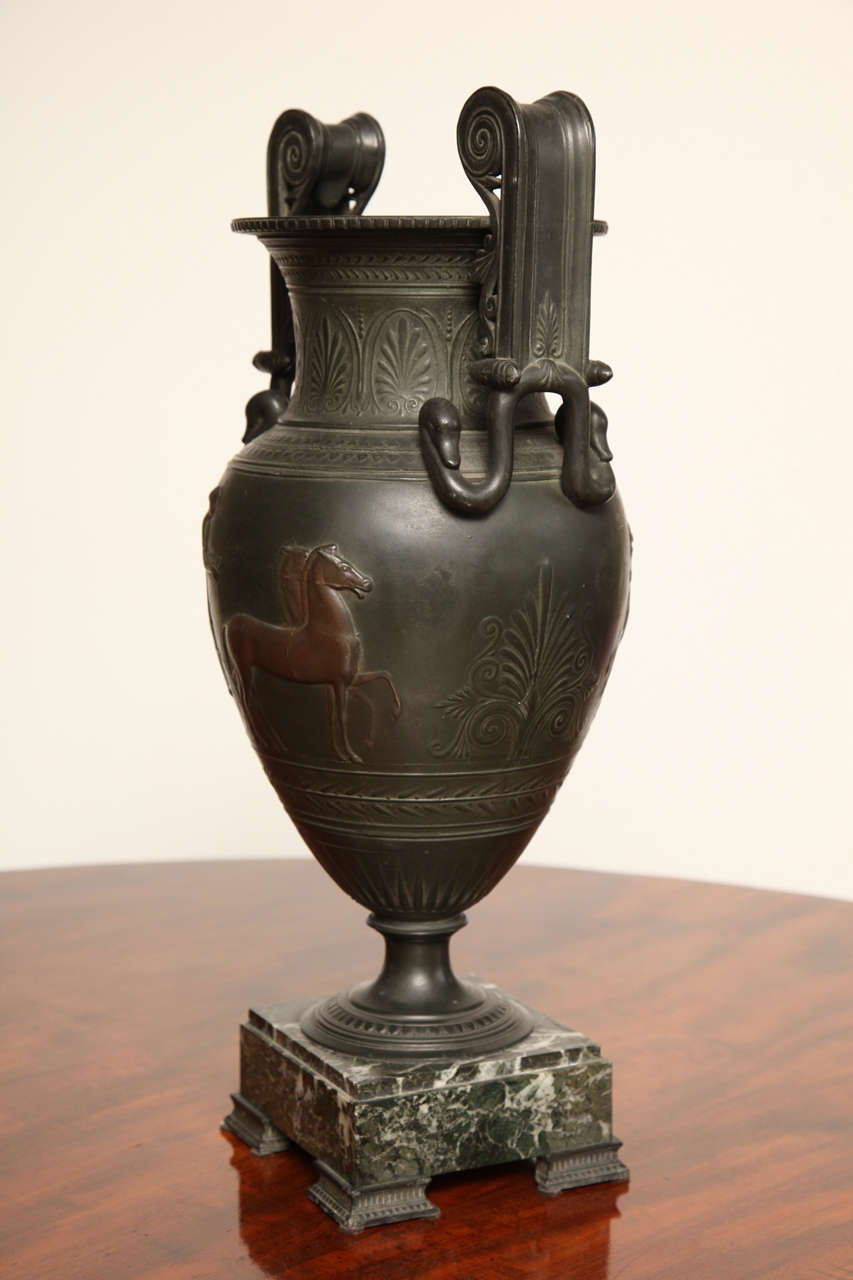 19th Century French, Metal Urn For Sale 1