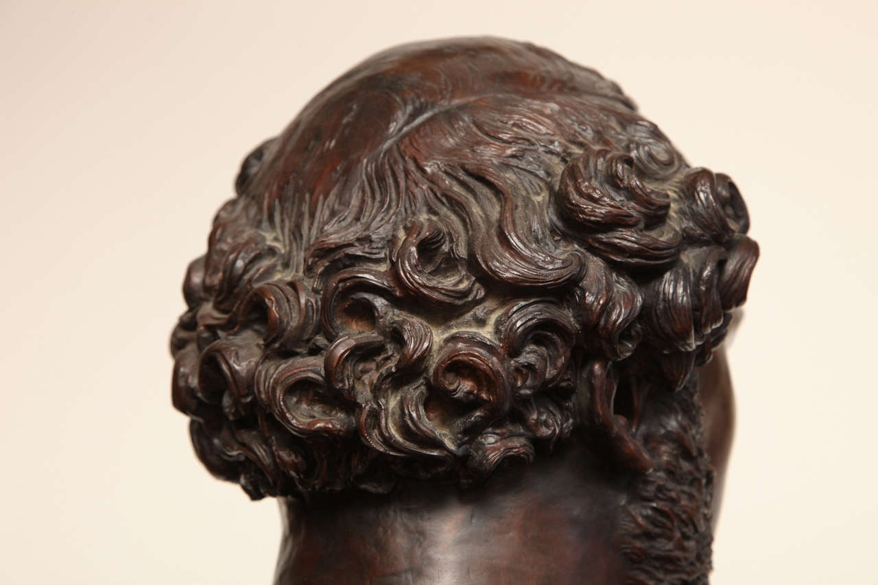 19th Century Bronze Bust For Sale 4