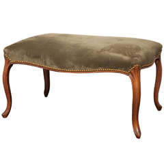 19th Century English Stool in the French Taste