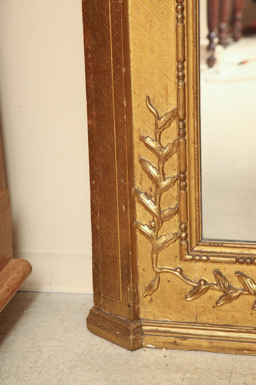 Unusual, Spanish Gilded Neo-Classical Mirror 1