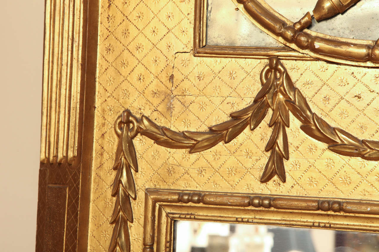 Unusual, Spanish Gilded Neo-Classical Mirror 3