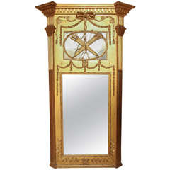 Unusual, Spanish Gilded Neo-Classical Mirror 7