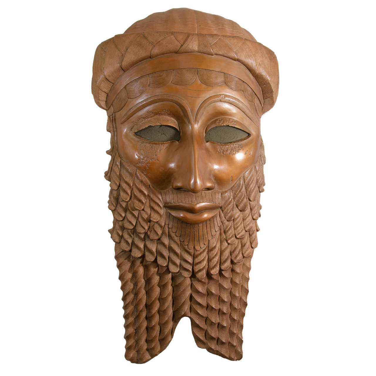Bronze Sculpture of the Head of Iraqi King Sargon of Akkad