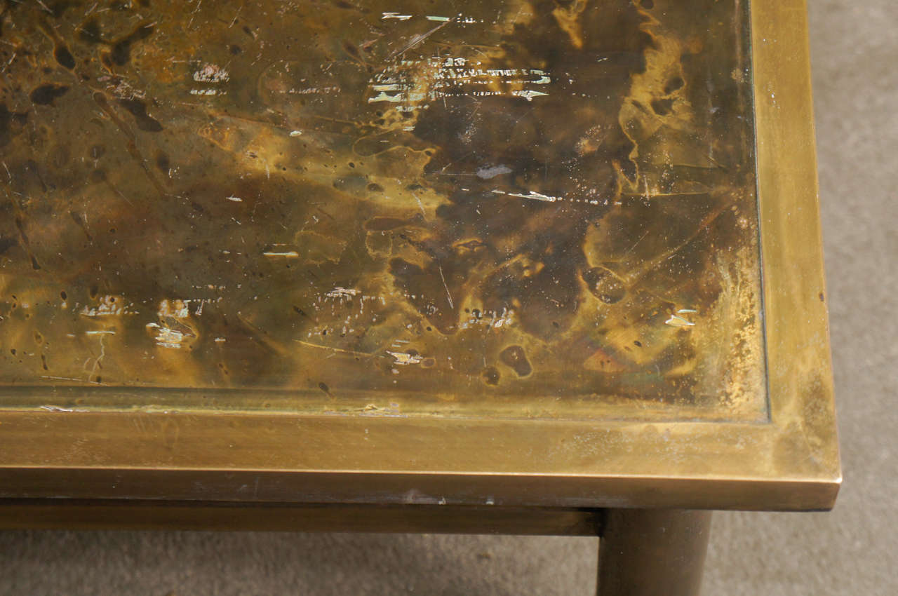 20th Century Bronze Laverne Coffee Table