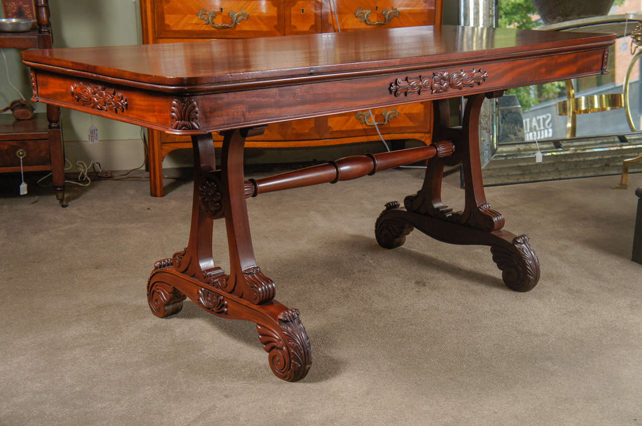 British English Mahogany Sofa Table