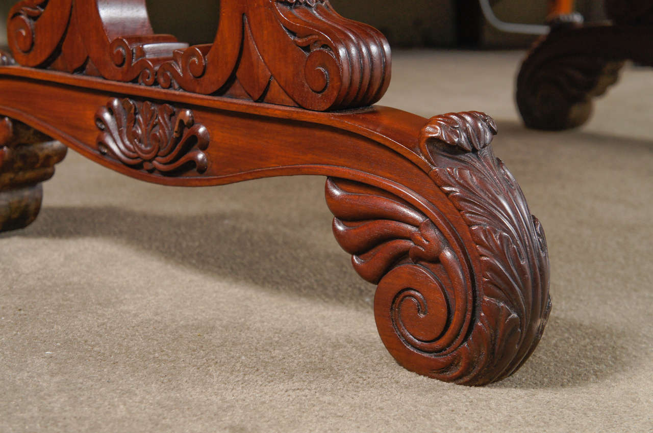 English Mahogany Sofa Table 1