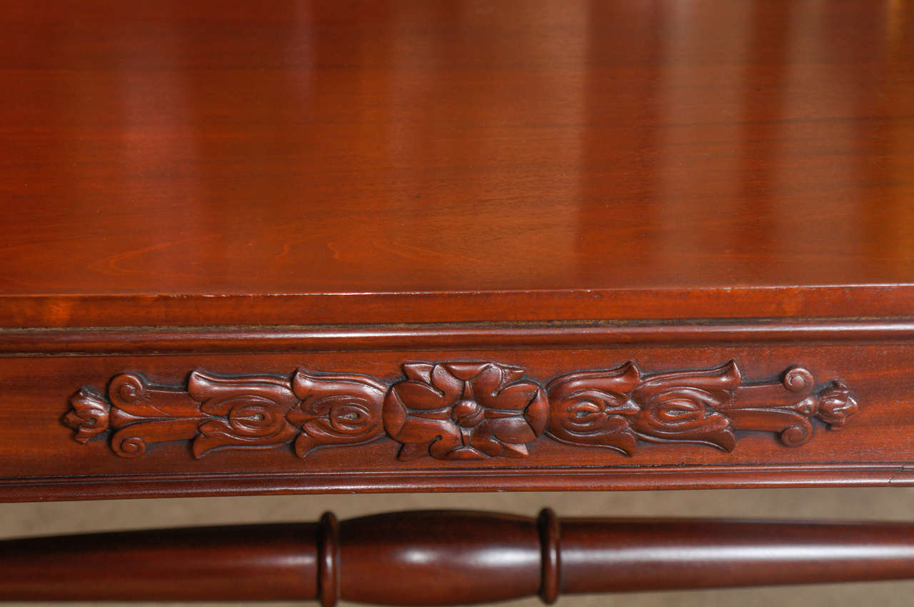 English Mahogany Sofa Table 3