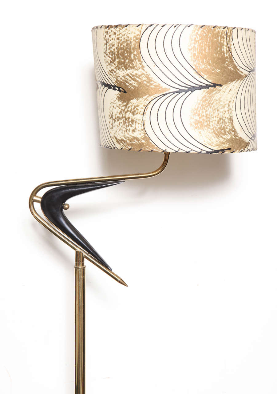 Mid-Century Modern Restored 1950s Boomerang Lamp