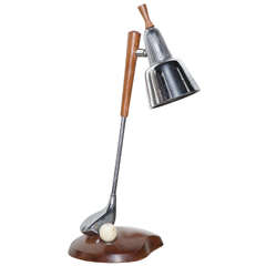 1950s Golf Lamp