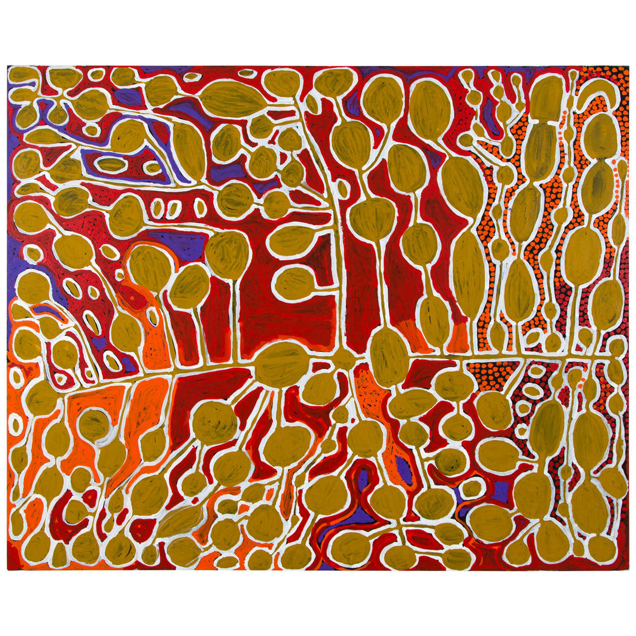 21st Century Australian Aboriginal Acrylic Painting For Sale