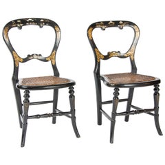 Pair of Victorian Children's Chairs