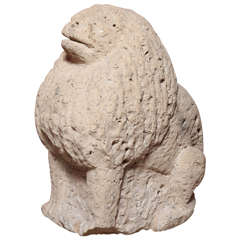 Carved Stone Italian Lion Sculpture