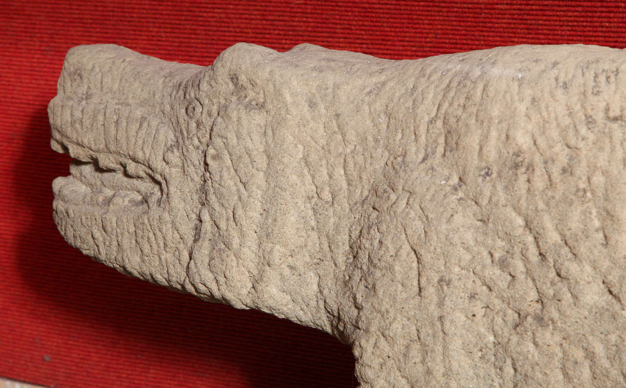 Italian Two-Headed Stone Mythical Creature For Sale