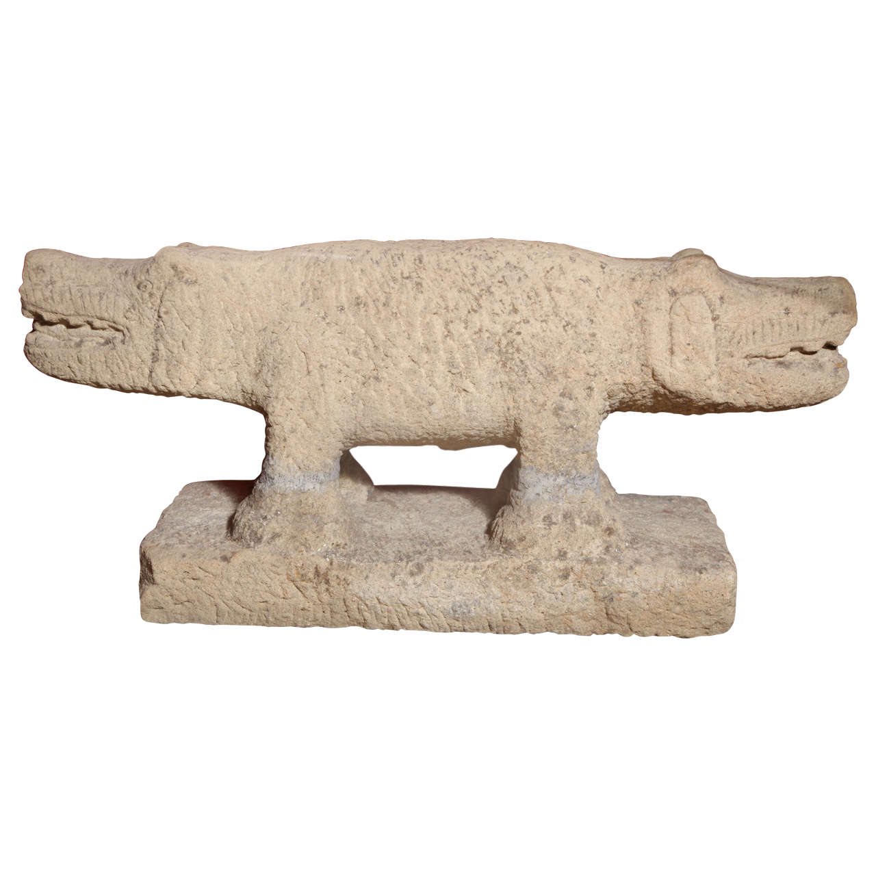Two-Headed Stone Mythical Creature For Sale