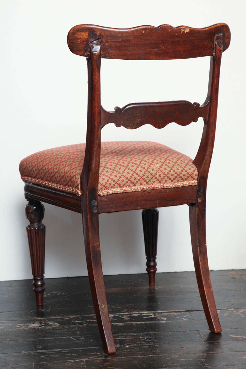 Set of Six Early 19th Century English Regency Side Chairs 5