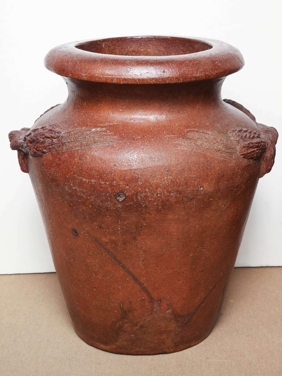 Late 19th Century Two Large Similar English Pottery Urns
