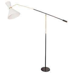 Vintage Italian Counter Balance Reading Lamp