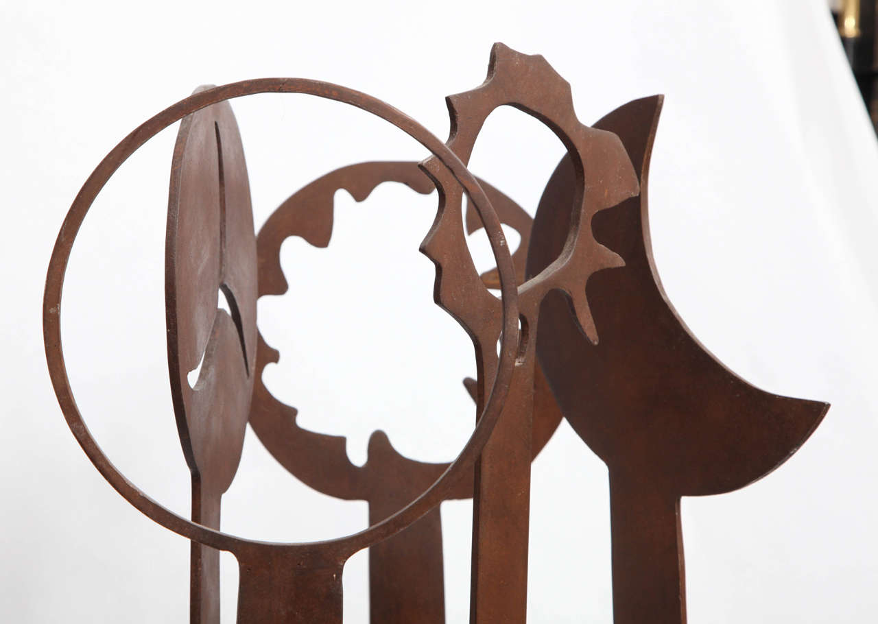Marvin Bell Sculpture Patinated Iron, 2012 In Excellent Condition In New York, NY