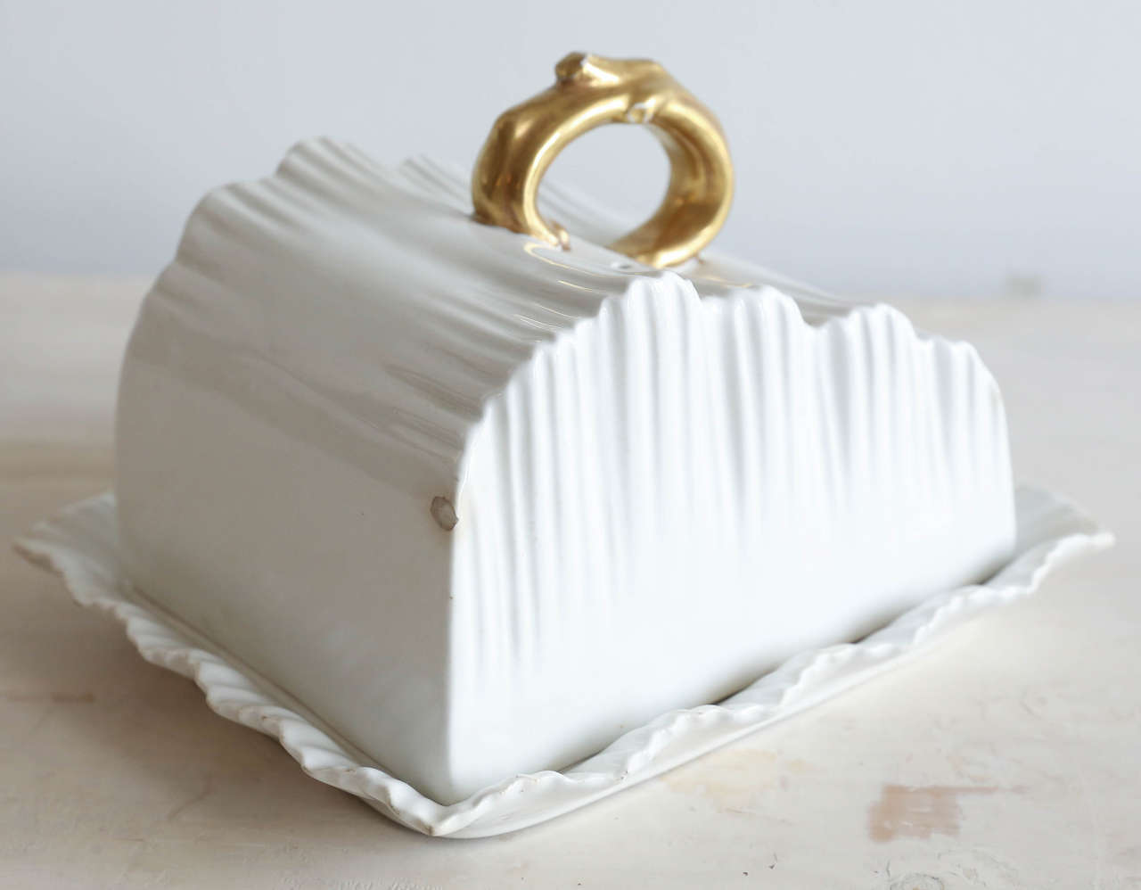 Ironstone Cheese Keeper