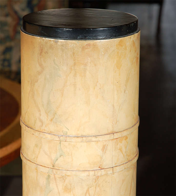 Pair Of Early 20th Century Faux Marble Columns