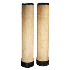 Pair Of Early 20th Century Faux Marble Columns