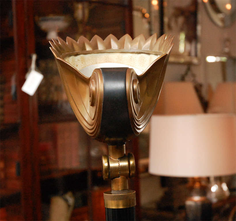 1940'S GROSFELD HOUSE FLOOR LAMP In Excellent Condition In Los Angeles, CA