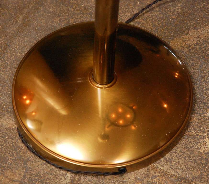 Brass 1940'S GROSFELD HOUSE FLOOR LAMP
